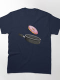Cooking donuts with a pan Classic T-Shirt