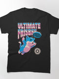 Ultimate Frisbee Cat - Retro Frisbee cat Bid Bidginity | Diving for the disc | Perfect Gift for the Pro Ultimate Frisbee Player Professional Merch Pet Mat Bandana Classic T-Shirt