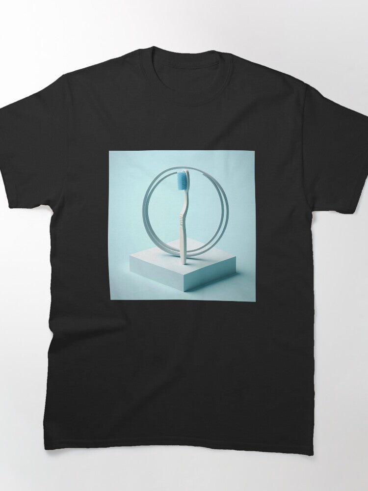 Toothbrush Minimalism Art Style Classic T-Shirt