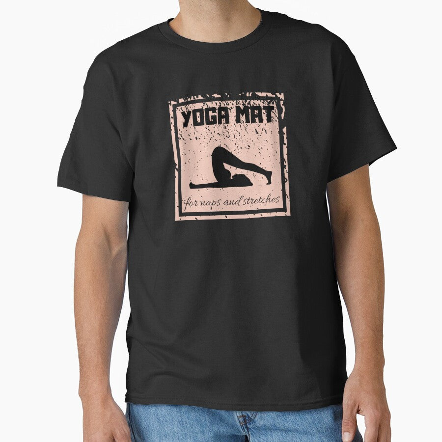 yoga mat for naps and stretches Classic T-Shirt