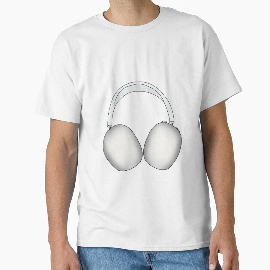 headphones sticker Classic T-Shirt