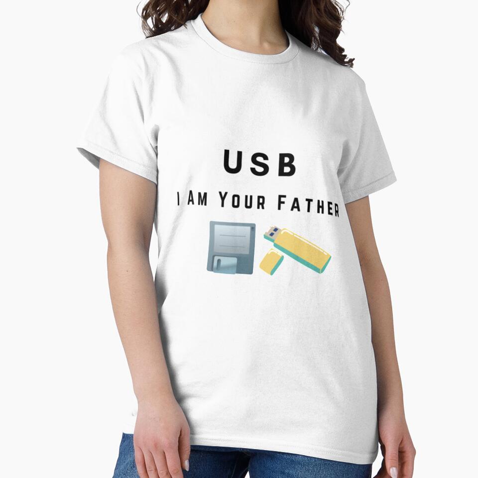 Usb I Am Your Father Classic T-Shirt