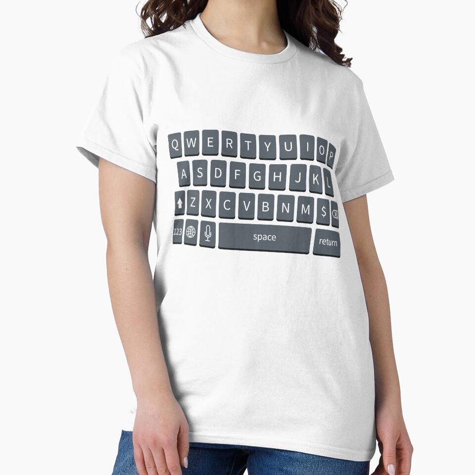 Cool And Cute Keyboard Or Arabic keyboard Or Emoji Keyboard Pack Classic T-Shirt